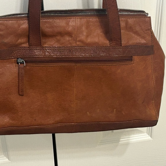 Spikes & Sparrow two tone Brown Leather Purse Handbag - Picture 2 of 16